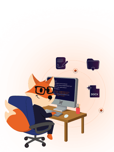 Developer working with APIs